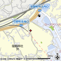 広島県福山市引野町316周辺の地図