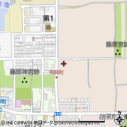 奈良県橿原市高殿町54周辺の地図