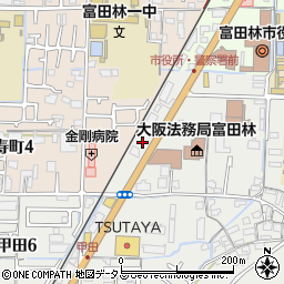 株式会社太平　富田林営業所周辺の地図