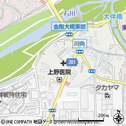 株式会社南大阪建機　富田林営業所周辺の地図