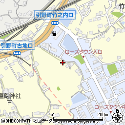 広島県福山市引野町416周辺の地図