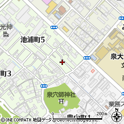 大阪税関泉大津寮周辺の地図