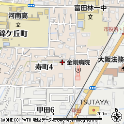 ハクゾウメディカル株式会社　南大阪支店周辺の地図