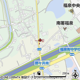 堺野々井郵便局周辺の地図