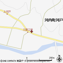 広島県東広島市河内町河戸1160周辺の地図