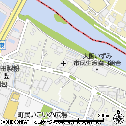 第一交通株式会社　忠岡営業所周辺の地図