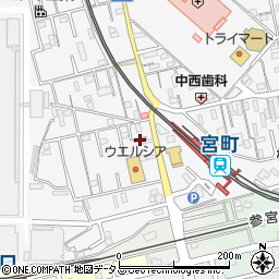 御薗郵便局 ＡＴＭ周辺の地図
