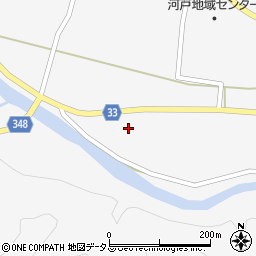 広島県東広島市河内町河戸743周辺の地図