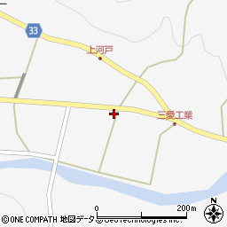 広島県東広島市河内町河戸1223周辺の地図