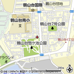 大阪府和泉市鶴山台4丁目周辺の地図