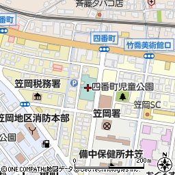 笠岡グランドホテル周辺の地図