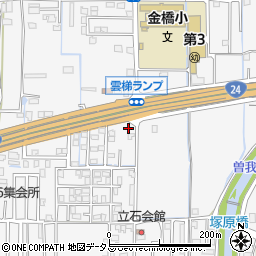 阪奈堀川ガス株式会社橿原営業所周辺の地図