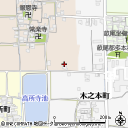 奈良県橿原市高殿町97周辺の地図