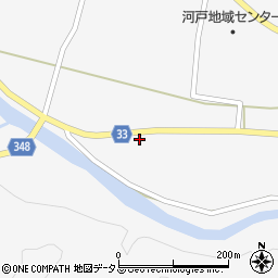 広島県東広島市河内町河戸741周辺の地図