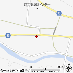 広島県東広島市河内町河戸771周辺の地図