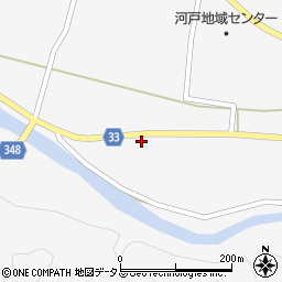 広島県東広島市河内町河戸755周辺の地図