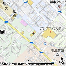 泉大津ジャパン周辺の地図