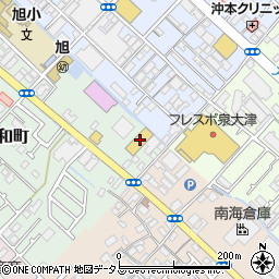 泉大津ジャパン周辺の地図