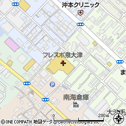 ファッションセンターしまむら泉大津店周辺の地図