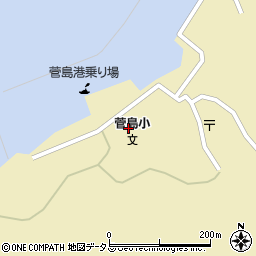 鳥羽市立菅島小学校周辺の地図