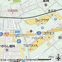 西日本三菱笠岡店周辺の地図