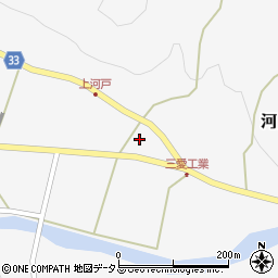 広島県東広島市河内町河戸1201周辺の地図