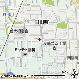 大和高田曽大根郵便局周辺の地図