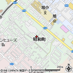 大阪府泉大津市昭和町周辺の地図