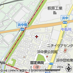 笠岡冷凍株式会社　浜中工場周辺の地図
