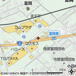岡山トヨペット　ＣｏｍＰｌａｚａ笠岡周辺の地図
