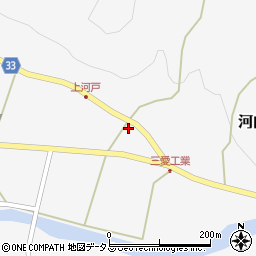 広島県東広島市河内町河戸1200周辺の地図