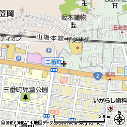マクドナルド２号線笠岡店周辺の地図