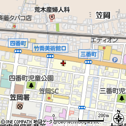 ガスト笠岡店周辺の地図