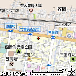 ガスト笠岡店周辺の地図