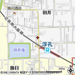 奈良県大和高田市田井59周辺の地図