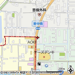 吉野家 大和高田東室店周辺の地図