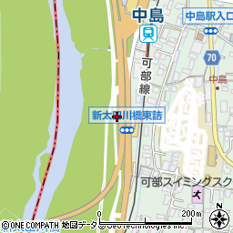 太田川橋東周辺の地図