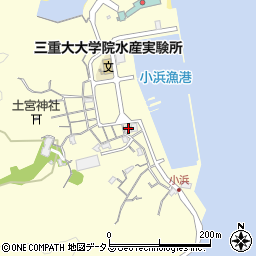 小浜簡易郵便局周辺の地図