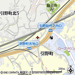 広島県福山市引野町1182周辺の地図