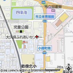 奈良県橿原市四条町8周辺の地図