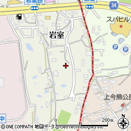 〒590-0112 大阪府堺市南区岩室の地図