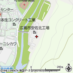 広島県広島市安佐北区可部町中島周辺の地図