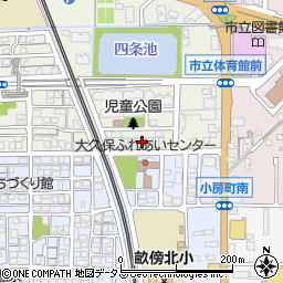 奈良県橿原市四条町11周辺の地図