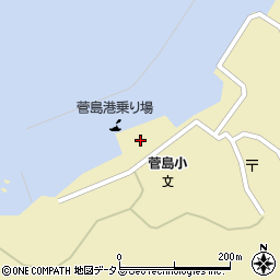 菅島港旅客船ターミナル（鳥羽市）周辺の地図