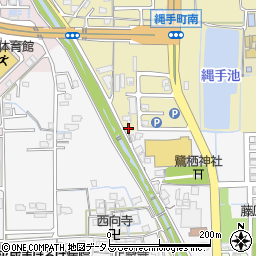 奈良県橿原市縄手町378-2周辺の地図
