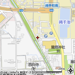 奈良県橿原市縄手町378-2周辺の地図