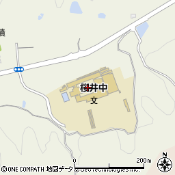桜井市立桜井中学校周辺の地図