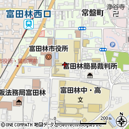 富田林市立富田林小学校周辺の地図