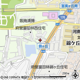 大阪府富田林市錦ケ丘町4周辺の地図
