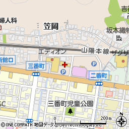 やよい軒笠岡店周辺の地図